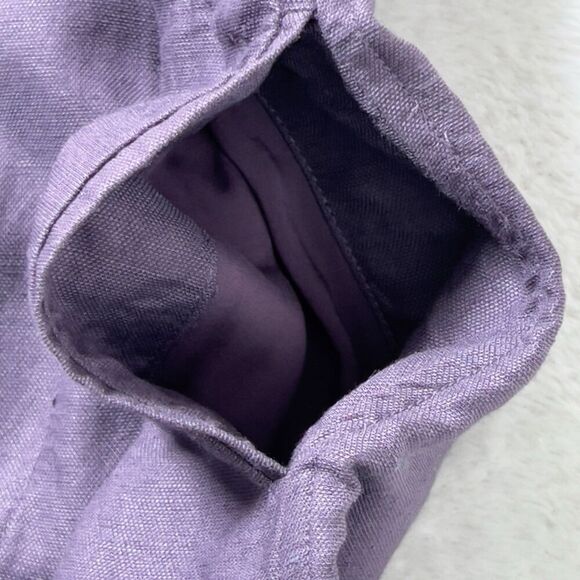 Wilfred Delphine Shift Mini Dress Womens XXS Purple Dolman Sleeve Lagenlook - Picture 5 of 11